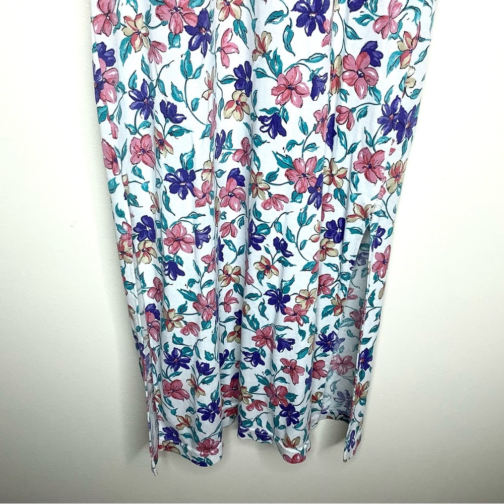 < Vintage Basic Editions Floral Print Maxi Dress > - image 4